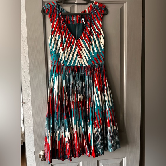 4th of July!!! Tracy Reese multi color dress 6 - Picture 1 of 5